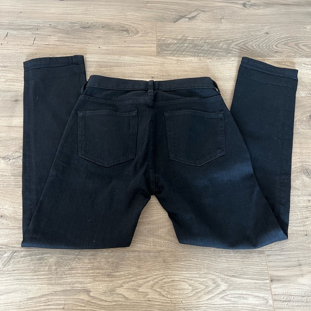 Everlane Boyfriend Black Jean Size 24R - Picture 4 of 7